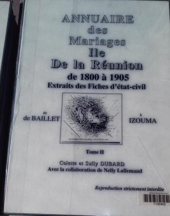 Annuaire des mariages